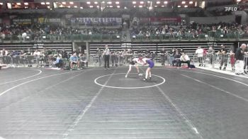 70 lbs Quarterfinal - Lillian Davidson, Wall Knights vs Ava Clemens, Iron Horse