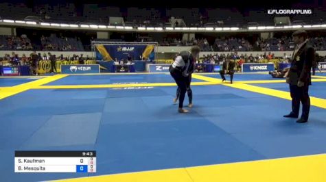 Sarah Kaufman vs Beatriz Mesquita 2018 World IBJJF Jiu-Jitsu No-Gi Championship