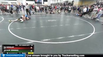 120 lbs Champ. Round 1 - Eli Woolum, GA vs Keygan Jennings, IL