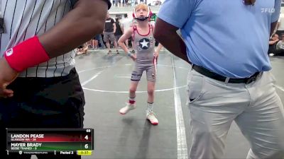 68 lbs Round 4 (6 Team) - Mayer Brady, Beebe Trained vs Landon Pease, Glasgow WA