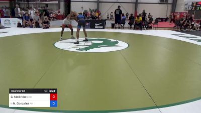 57 kg Round Of 64 - Colby McBride, Boone RTC vs Nicholas Gonzalez, Air Force Regional Training Center