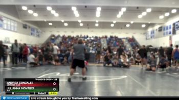 128 lbs Round 2 - Julianna Montoya, N/A vs Andrea Gonzales, Cerritos Club