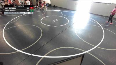 150 lbs Cons. Round 2 - Diego Molina, Eastvale Elite Wrestling vs Jony Barbosa, Redondo Union High School