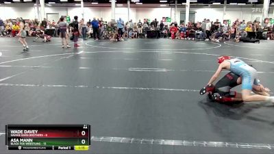 64 lbs Round 7 (8 Team) - Asa Mann, Black Fox Wrestling vs Wade Davey, Savage Barn Brothers