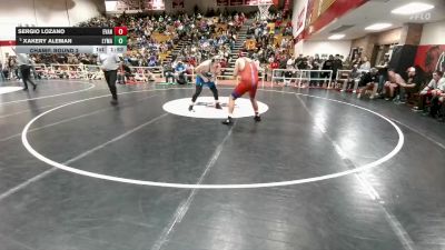 285 lbs Champ. Round 2 - Xakery Aleman, Lyman vs Sergio Lozano, Evanston