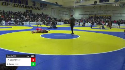 135 lbs Round Of 32 - Ashton Besmer, Buchanan vs Jaylen Burge, Ponderosa (CO)