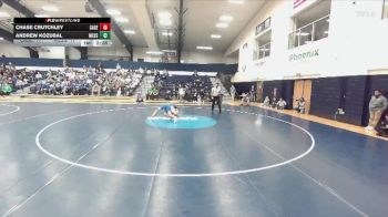 174 lbs Finals (2 Team) - Chase Crutchley, Case Western vs Andrew Kozubal, Messiah