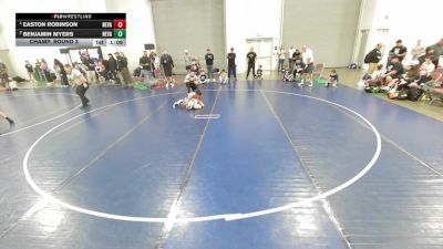 80 lbs Champ. Round 3 - Easton Robinson, Nevada vs Benjamin Myers, Nevada