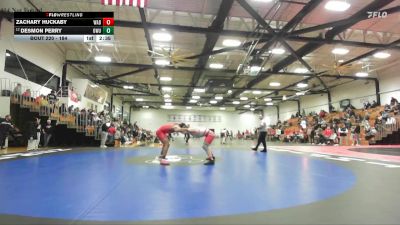 184 lbs Quarterfinal - Desmon Perry, Ohio Wesleyan vs Zachary Huckaby, Wabash