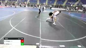 145 lbs Quarterfinal - Ezavian Ortega, Lockdown vs Dreu White, Cozad Haymakers