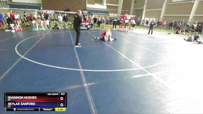 157 lbs Quarterfinal - Shannon Hughes, MT vs Skylar Sanford, CO