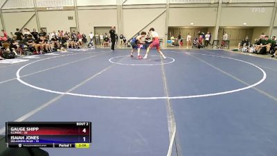 132 lbs Round 1 (8 Team) - Gauge Shipp, Illinois vs Isaiah Jones, Oklahoma Blue