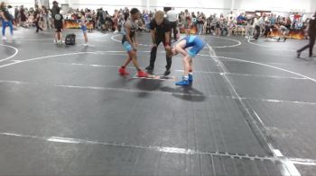 110 lbs Round 4 - Jackson Grantham, Level Up Wrestling vs Dane DeCosta, Roundtree Wreslting Academy