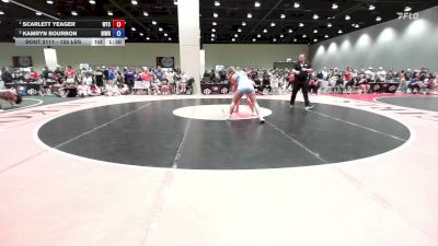155 lbs 1st Place Match - Scarlett Yeager, Wichita Training Center vs Kamryn Bourbon, Nixa Wrestling
