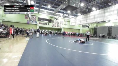 132 lbs Quarterfinal - Rocco Falcione, Palisades vs Caleb Cornejo, FRANKLIN