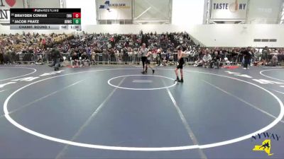 87 lbs Champ. Round 1 - Brayden Cowan, Empire Wrestling Academy vs Jacob Fratz, Deep Roots Wrestling Club