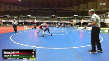 175 lbs Semis & Wb (16 Team) - Logan Swanson, Independence vs Anthony Martin, Liberty