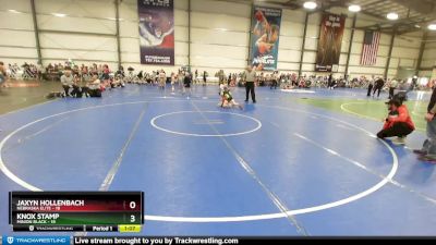 80 lbs Rd# 9- 2:15pm Saturday Final Pool - Jaxyn Hollenbach, Nebraska Elite vs Knox Stamp, Minion Black