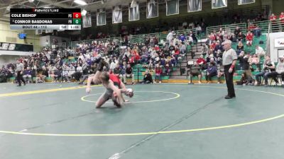 113 lbs Champ. Round 1 - Cole Bishop, Port Clinton vs Connor Bagdonas, Perrysburg