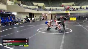 126 lbs Quarterfinals (8 Team) - Elijah Wald, Wayzata vs Grayden Rode, Marshfield