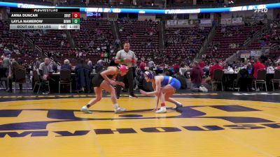 124 lbs Quarterfinal - Anna Duncan, South Park-G vs Layla Namerow, Downingtown West-G