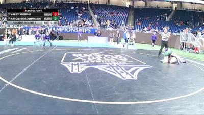 Girls-140 lbs Champ. Round 1 - Kaycie Moldenhauer, Atlanta (Girls) vs Kaley Murphy, Fowlerville (Girls)