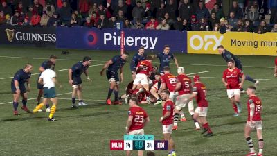 Ben O'Connor Try | Munster vs Edinburgh