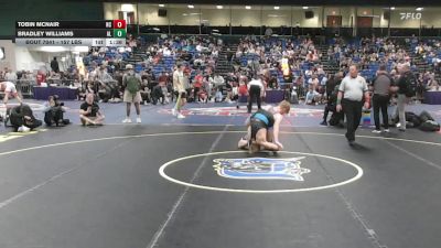 157 lbs Round Of 128 - Tobin McNair, NC vs Bradley Williams, AL