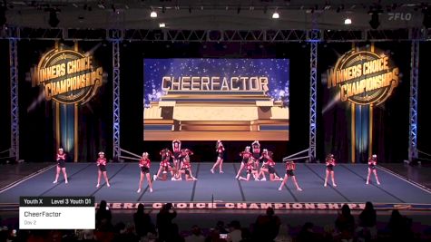 CheerFactor - Day 2 [2024 Youth X Level 3 Youth D1] 2024 Winner's Choice Championships - Mohegan Sun