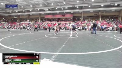 150 lbs Quarterfinal - Jordan Moreno, Garden City vs Dane Gibson, Piper