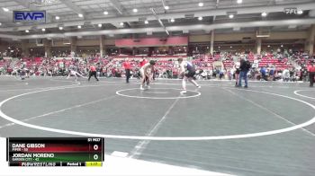 150 lbs Quarterfinal - Jordan Moreno, Garden City vs Dane Gibson, Piper
