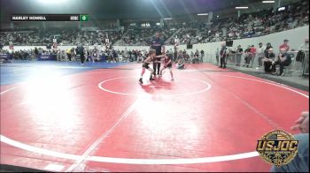 43 lbs Rr Rnd 3 - Tyger Ray, Blaine County Grapplers vs Harley Howell, Henryetta Knights Wrestling Club