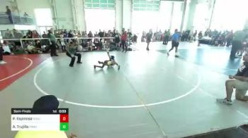 54 lbs Semifinal - Philip Espinosa, Rough House WC vs Aurelius Trujillo, Pomona Elite