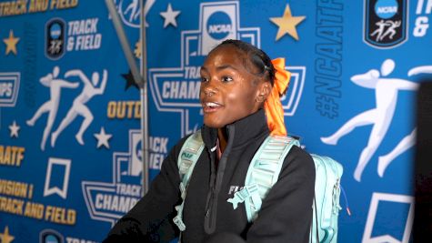 Anthaya Charlton Reacts to Her 10.87 100m and 5th in Long Jump