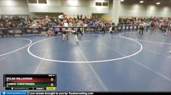 87 lbs Cons. Round 6 - Dylan Williamson, IA vs Carew Christensen, IA