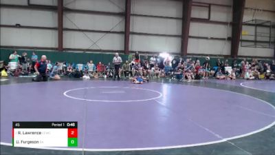 45 lbs Round 4 - Raylyn Lawrence, Coffee County Youth Wrestling vs Una Faye Furgeson, Team Tigers Wrestling Club