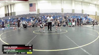 49 lbs Cons. Round 3 - Brian A. Szostak, Hammer Down Academy vs Hunter Stark, Yorktown Wrestling Club