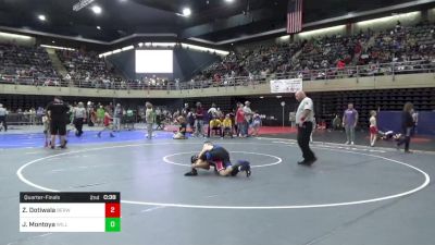 93 lbs Quarterfinal - Zahan Dotiwala, Berwyn vs Julian Montoya, Williamsport