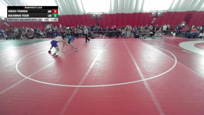 USA Junior Boys - 175 lbs Champ. Round 1 - Maximus Todd, LaCrosse Area Wrestlers vs Diego Torres, Askren Wrestling Academy
