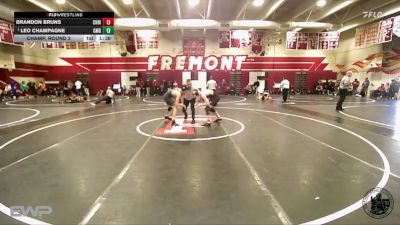 132 lbs Champ. Round 2 - Leo Champagne, Grace M Davis vs Brandon Bruns, Christopher