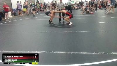 126 lbs Finals (2 Team) - Cayden Gore, 84 Athletes vs Domincik McQuone, Full Circle