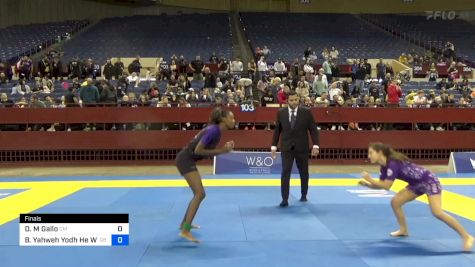 Danielle M Gallo vs Beyth-Shan Yahweh Yodh He Waw He 2024 Pan IBJJF Jiu-Jitsu No-Gi Championship