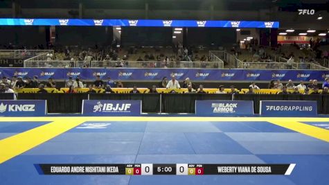 Weberty Viana De Sousa vs Eduardo Andre Nishitani Ikeda 2026 Pan Jiu Jitsu IBJJF Championship