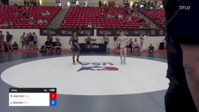 44 kg Cons 16 #2 - Rocco Gannon, Inland Northwest Wrestling Training Center vs Justyn Bamba, Arizona