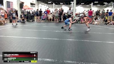 84 lbs Round 5 (6 Team) - Kellen McCrea, Lil Shutts vs J.J. Haddock, Dirty Jersey