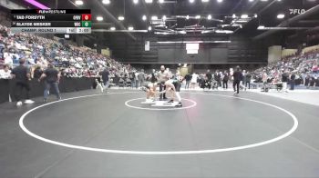 175 lbs Champ. Round 1 - Tad Forsyth, Overland Park - Blue Valley Southwest HS vs Slayde Mesker, Wichita-Bishop Carrol