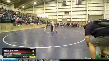 100 lbs Cons. Round 5 - Mckenzie Mendoza, Slam Academy vs Emeri Mortimer, Springville