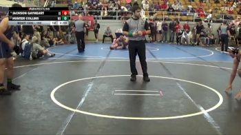 192 lbs Champ. Round 1 - Jackson Gayheart, Seneca East vs Hunter Collins, WELLSTON