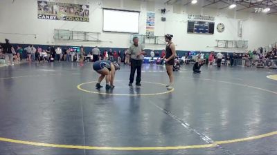 155 lbs Quarterfinal - Dema Al Rubaye, Aloha vs Neveah Ramirez, WIlsonville