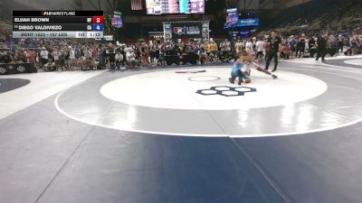 157 lbs Champ. Rd Of 64 - Elijah Brown, New York vs Diego Valdiviezo, California